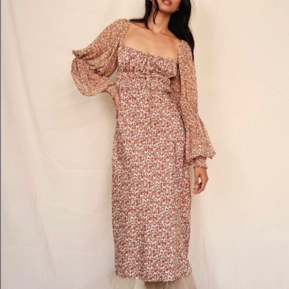 Floral print dress by Free People